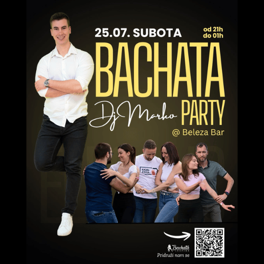 Bachata Party Subota 25.07. Beleza Bar